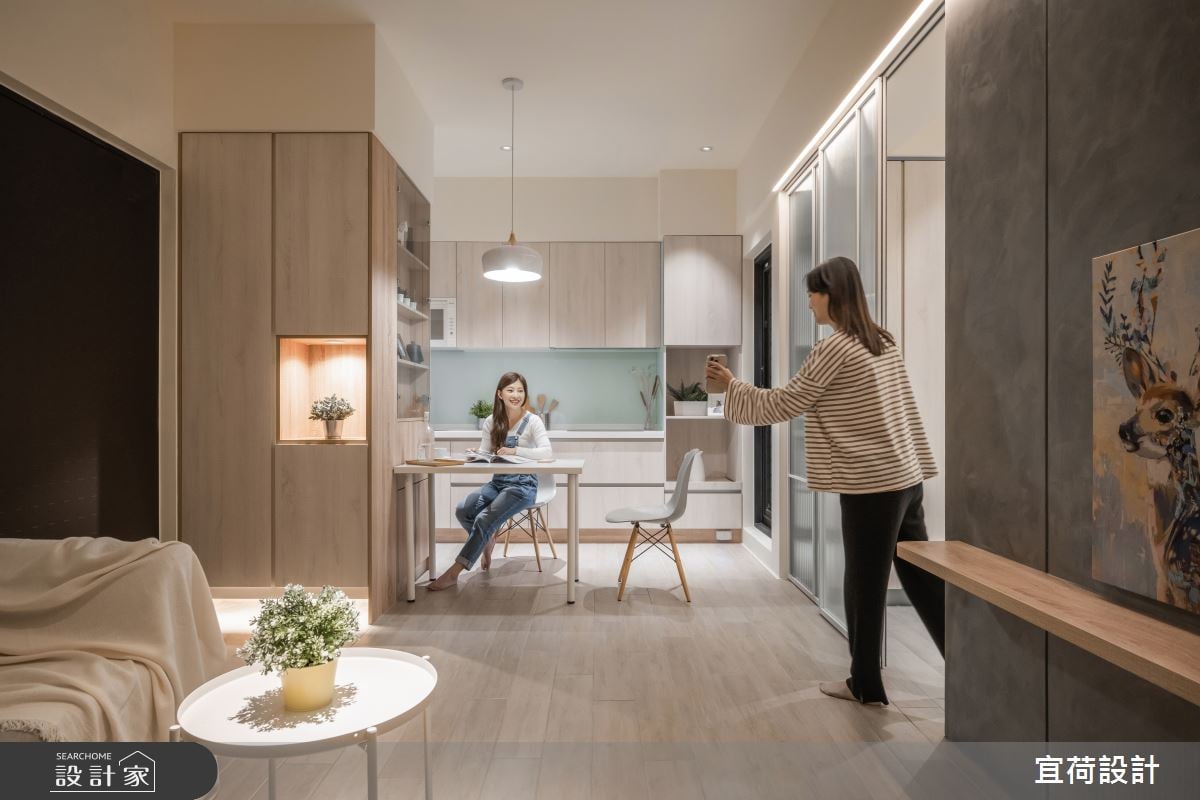 Hygge北歐風兼具收納、做瑜珈和客房需求，享受悠閒自適的居家生活