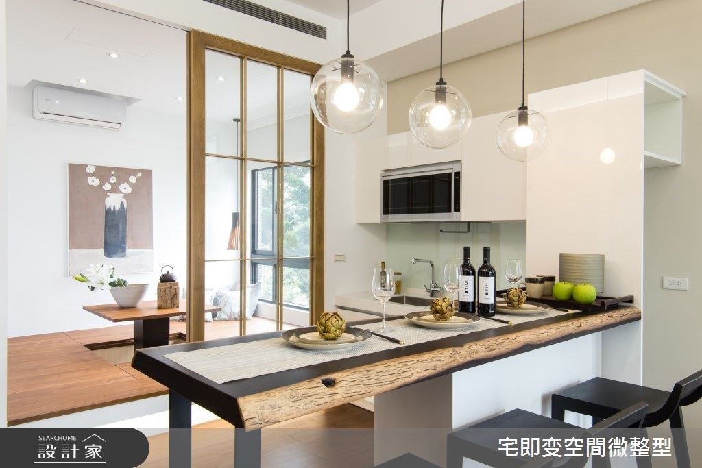 微調空間動線！打造理想日式輕食吧與小和室，獨享20坪日式清新小生活