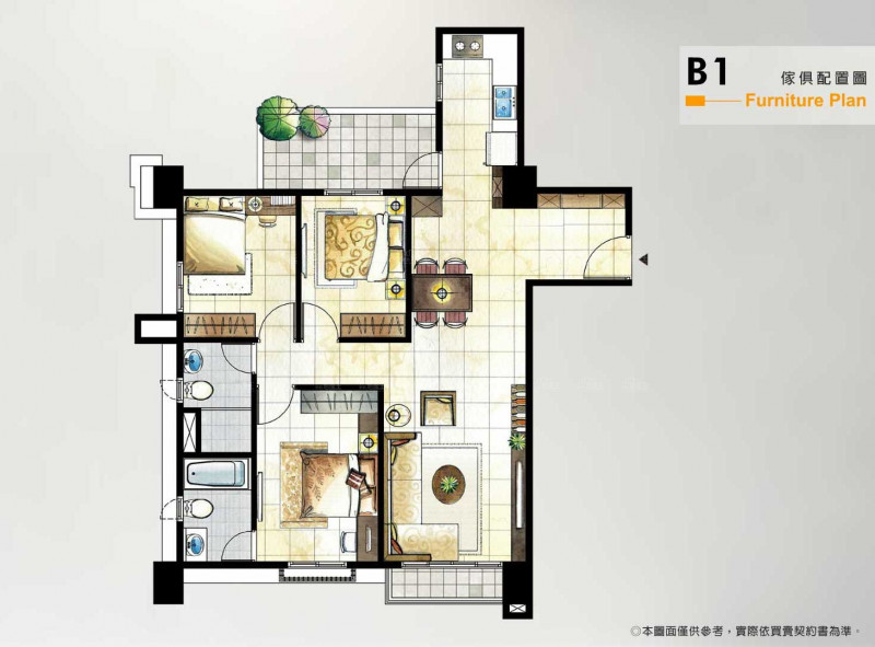 房衛皆開窗超稀有三面採光健康宅超搶手