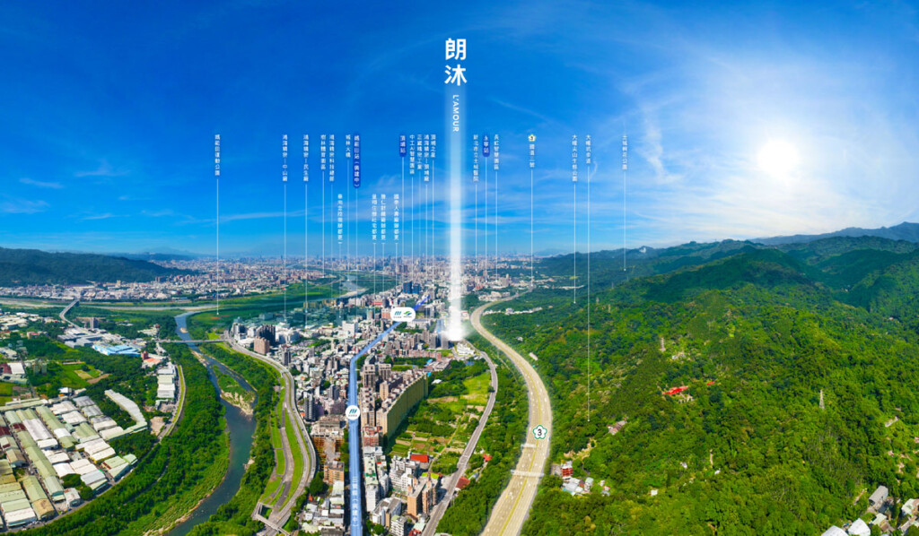 土城轉生台北衛星城 「朗沐」VIP公園首排三房 提前預約植感生活