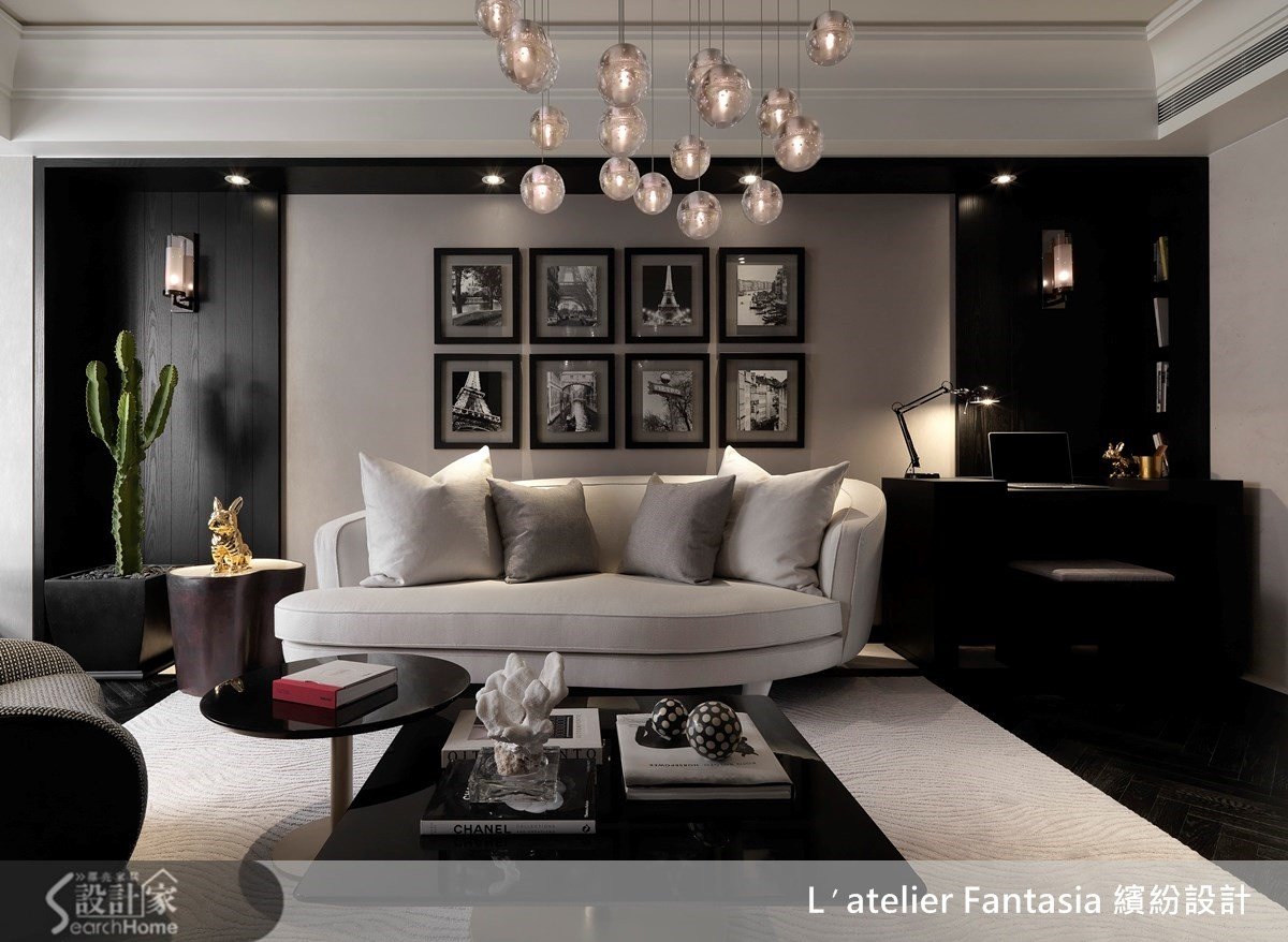 19坪新古典小豪宅，灰黑白詮釋香奈兒風的時尚靈魂
