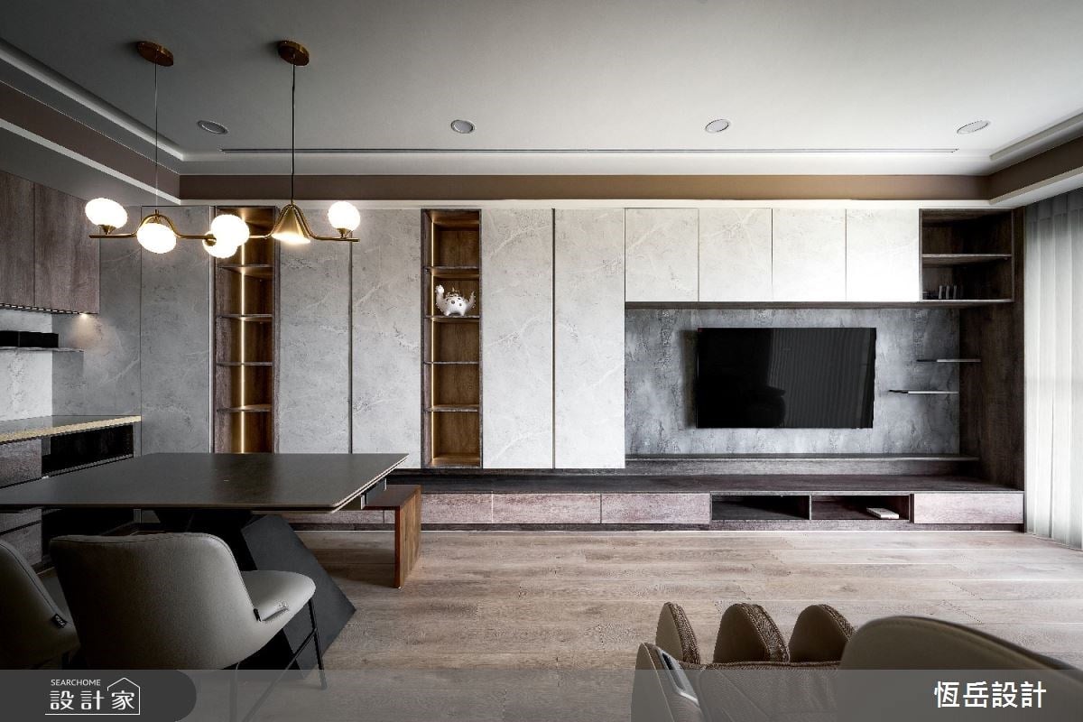 俐落美學＋海量收納！機能美感一次到位，爸媽和孩子都愛上的輕奢現代居家！