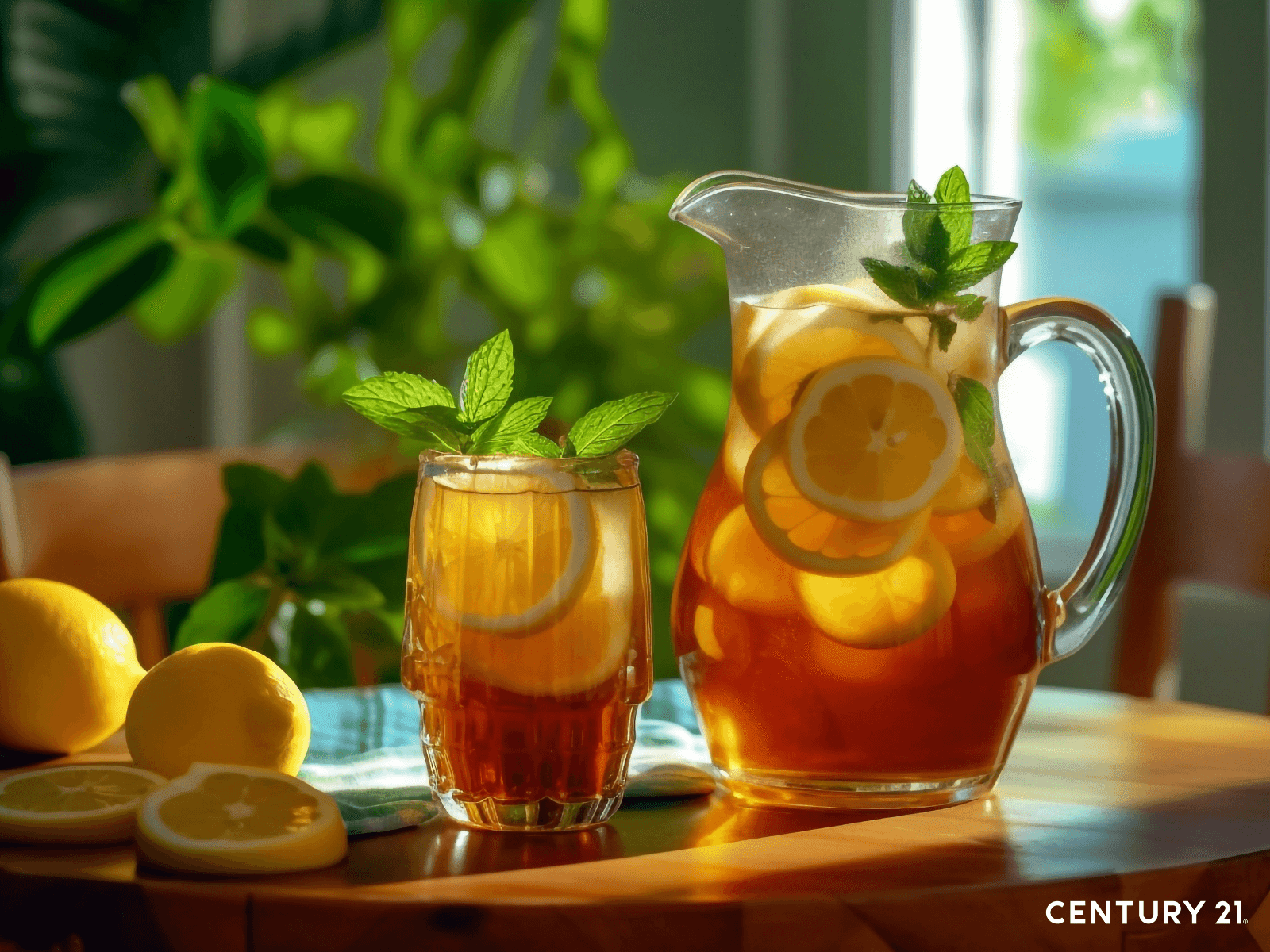 清透玻璃器皿，為餐桌注入夏日涼感。（圖片來源_21世紀不動產）