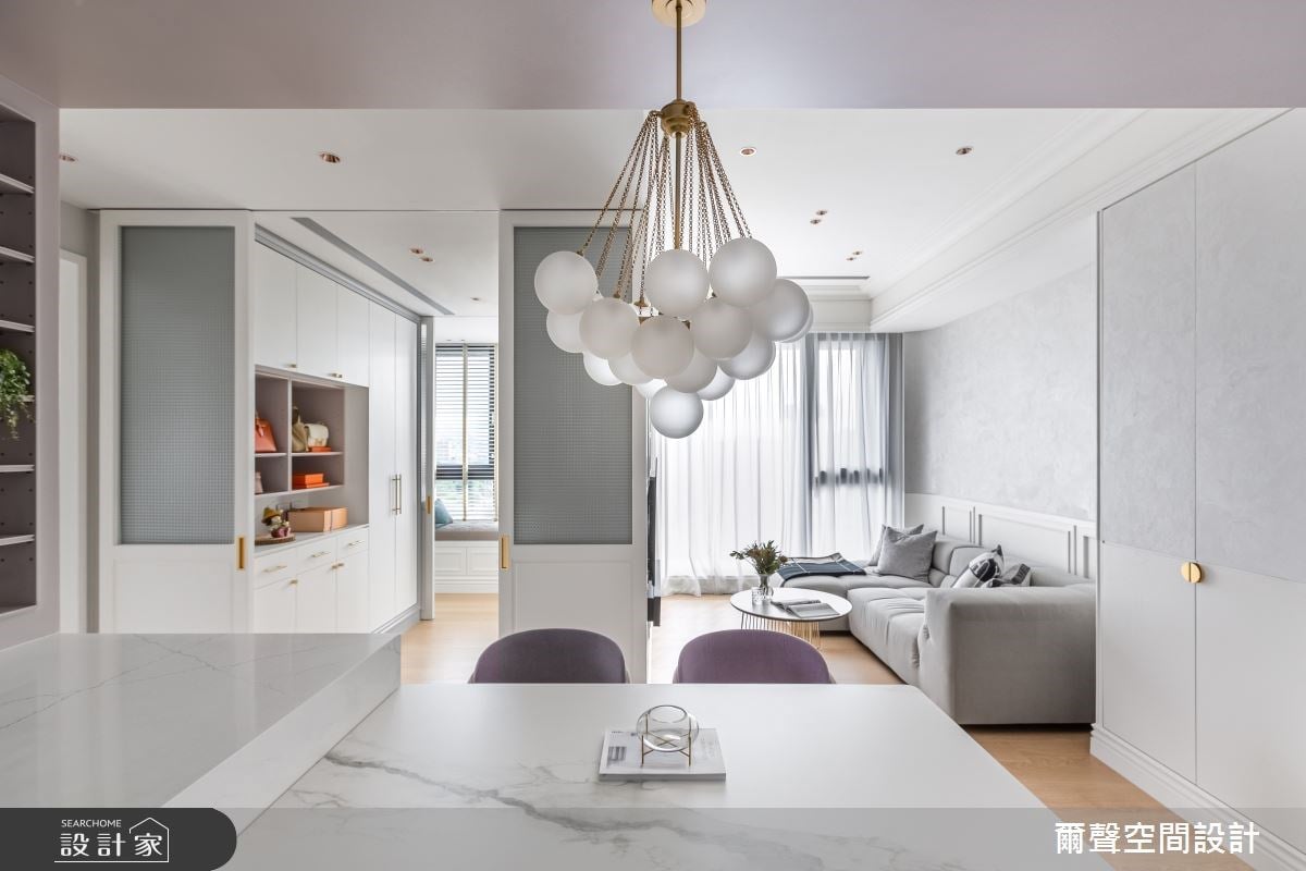 16坪小宅調和法式浪漫的生活美學，迷人居家就像珠寶盒般的輕奢高雅