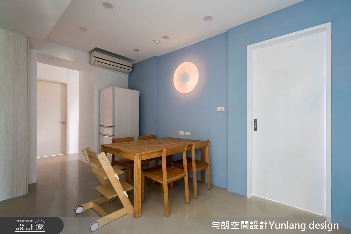 二次委託將中古屋改造成隱市寓所！34 坪中古屋用綠建材與色塊美學，打造...