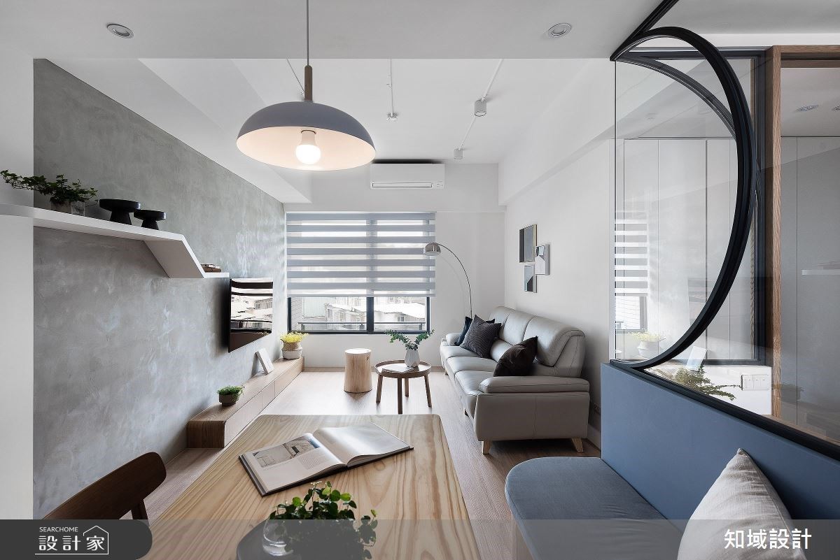 14 坪北歐宅挪出三房兩廳！玻璃隔間奠定親子間舒適的親密距離