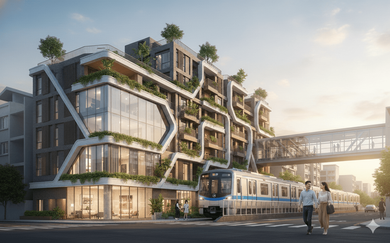 軌道經濟失靈了嗎？捷運站旁「高價小宅」到底貴在哪？購屋族必看的自住與轉手流動性全解析