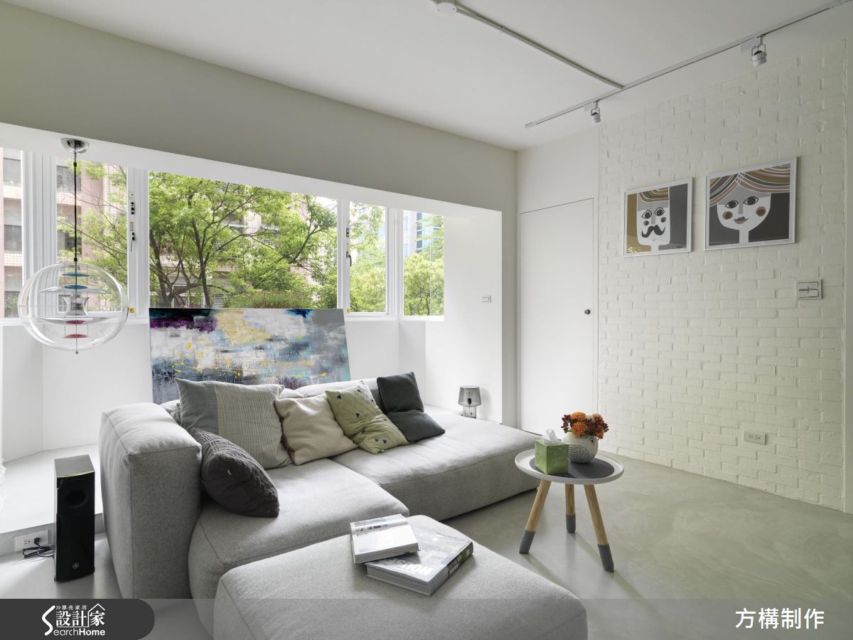 解放老屋界線！陽光和綠意滿出來的純白 27 坪北歐宅