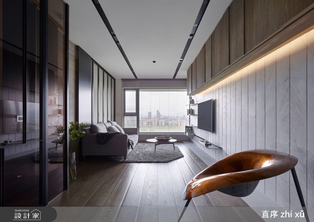 從紙上平面化為立體家屋！15坪現代風小宅，以材質傾訴有溫度的質感樣貌