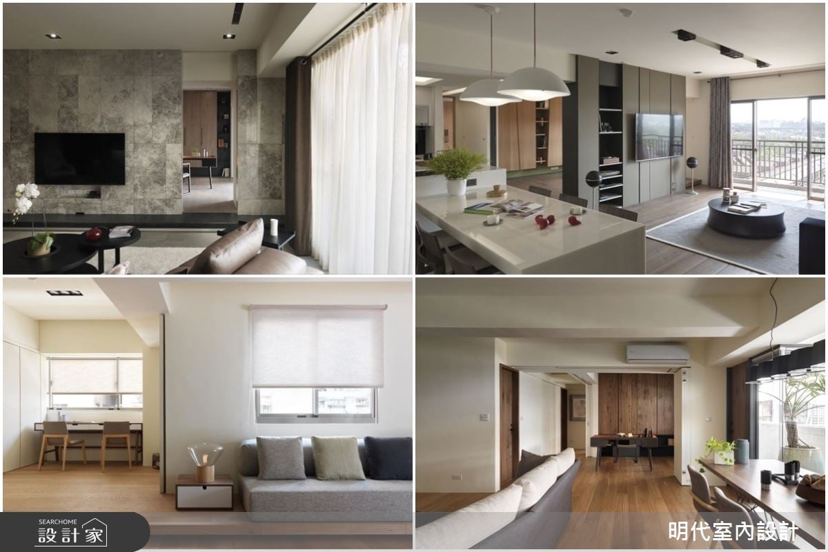 回字型動線與彈性空間敞開公領域，串聯採光、提供非制式的家讓身心靈倍...