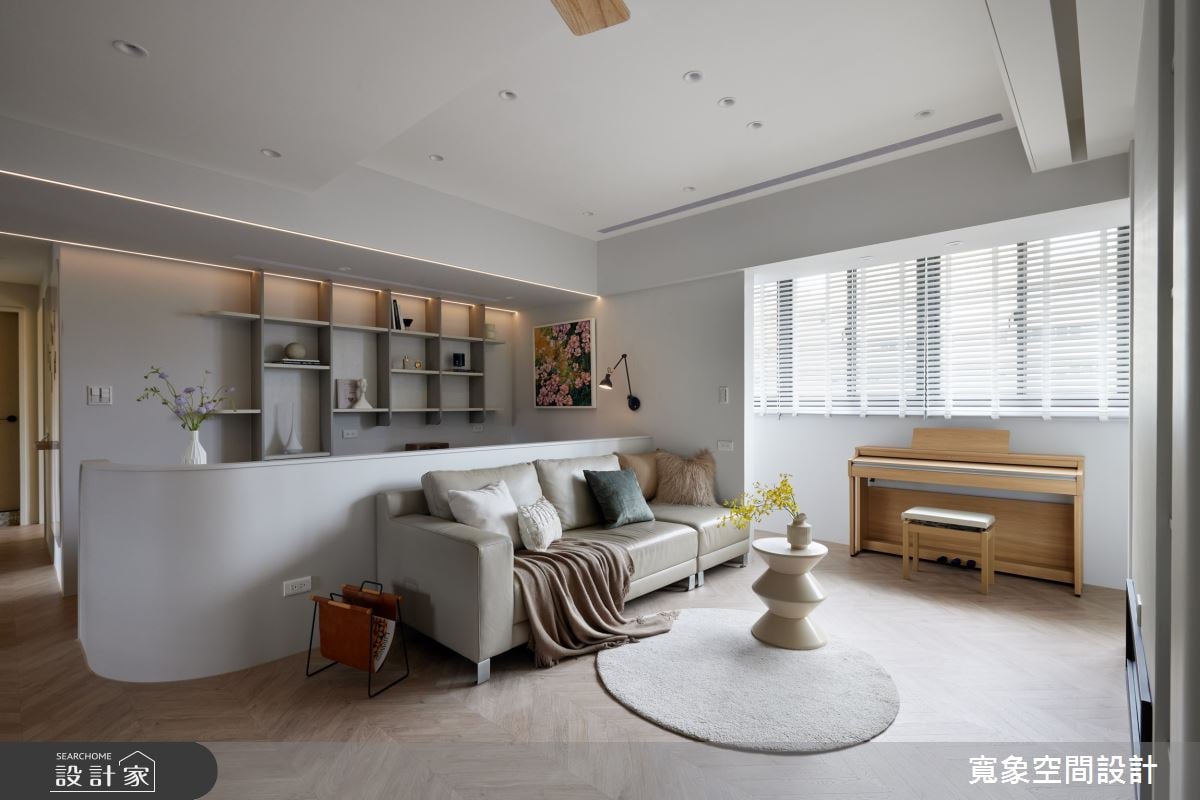 一家五口的老屋翻新記! 台北市 28 坪私宅重塑格局，讓秋天的稻穗在廚房...