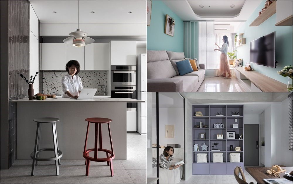 在大更衣室、中島吧台享受獨處！向 7 款小坪數單身女子公寓學過生活