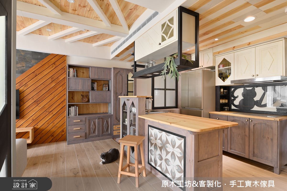 預售屋客變輕淺色自然系原木宅，毛小孩和家人都好住！