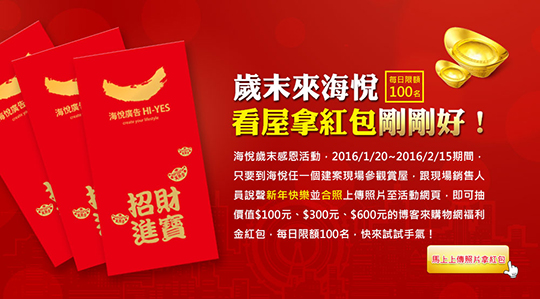 人人有獎這麼好康？歲末看屋還能拿紅包！