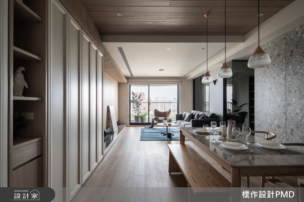 第一眼就愛上的舒適全齡宅！27 坪小豪宅化樑柱為收納牆、改走道為更衣室
