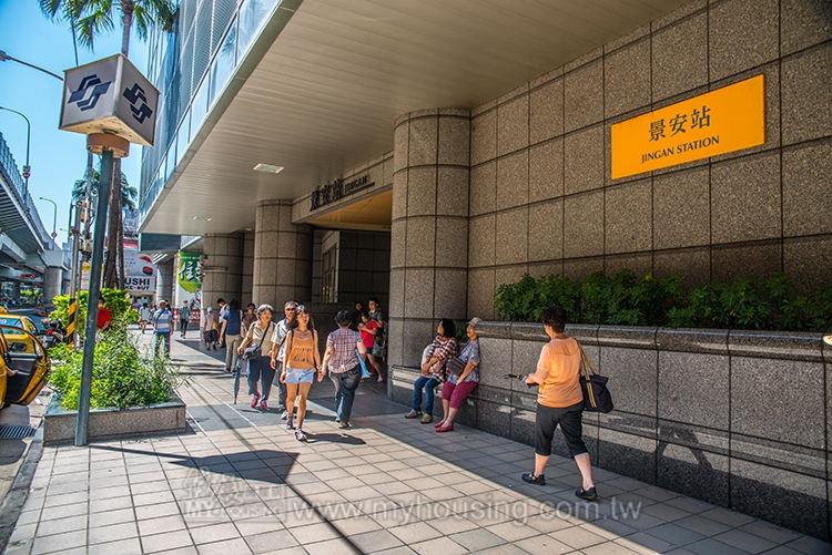 新北環狀線景安站，房價漲幅最高