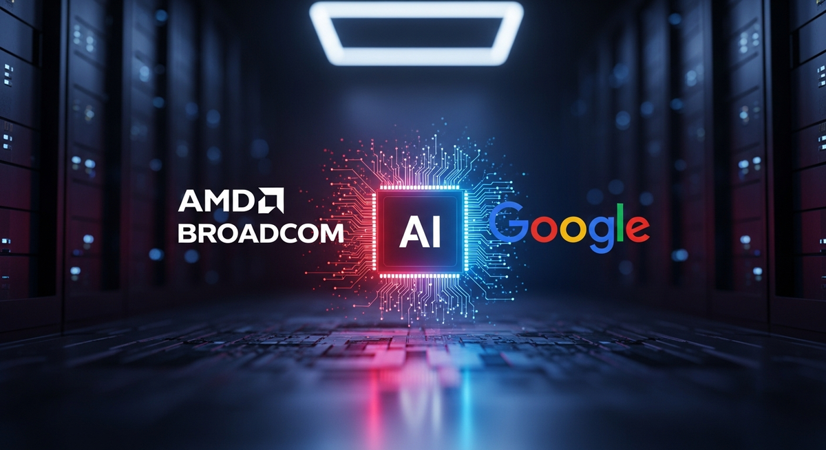 AMD、博通及Google猛攻輝達 AI晶片版圖面臨重塑