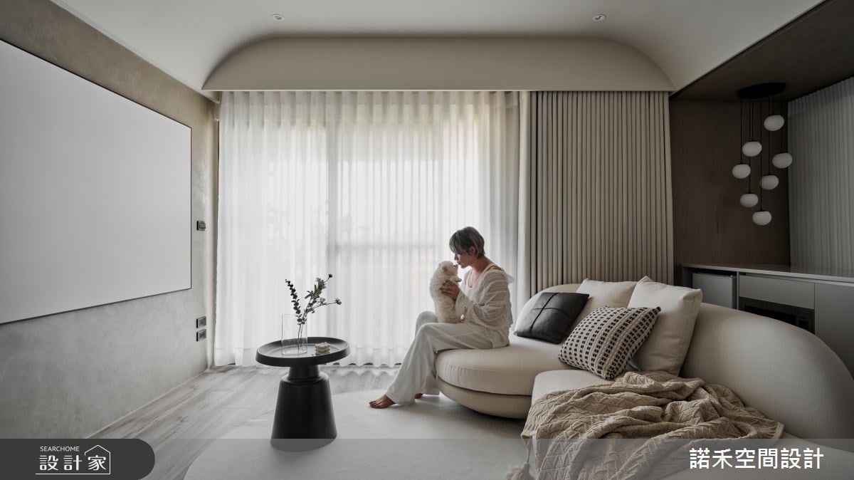 打造專屬自己的B612小行星！散發奶油香的法式現代風，在13.5坪裡遠眺日...