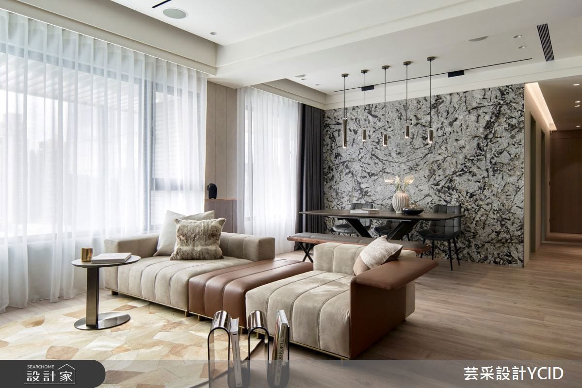 打開視野與心境的現代親子宅邸，40坪也能住出大器尺度