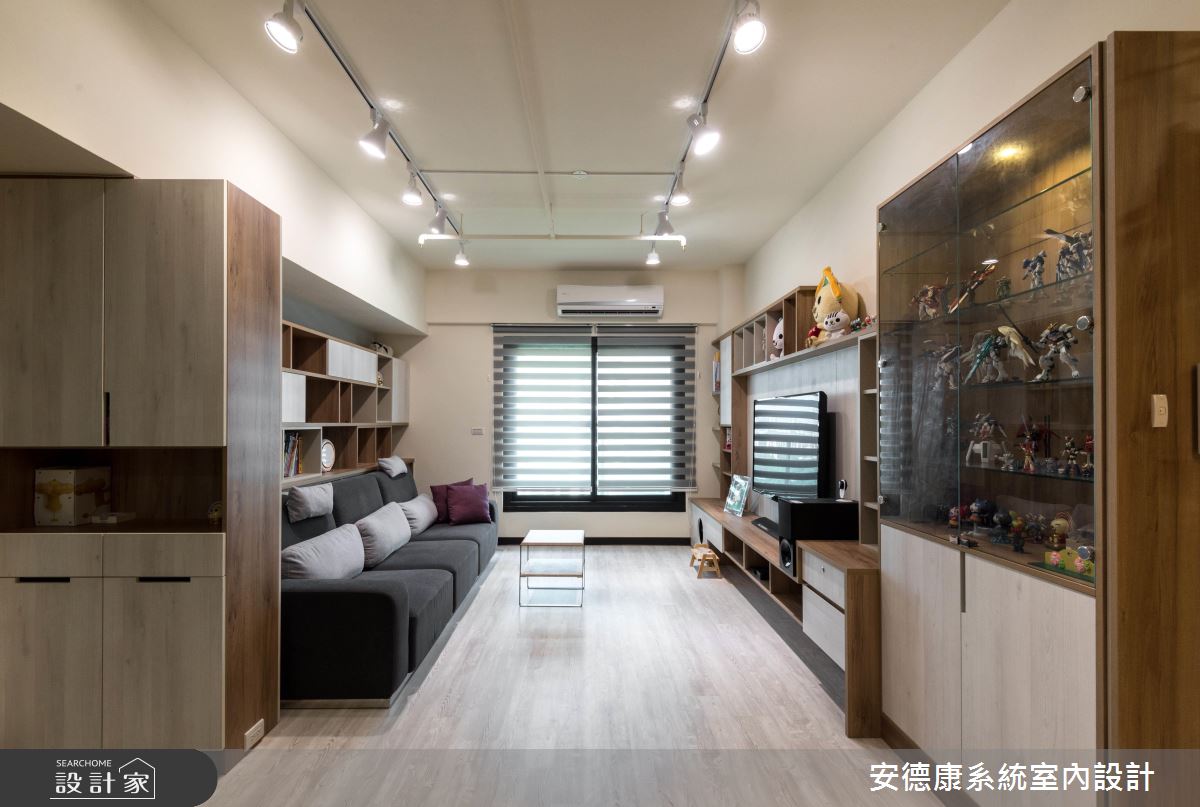 驚人的海量收納！ 盡情展示收藏品的現代宅居