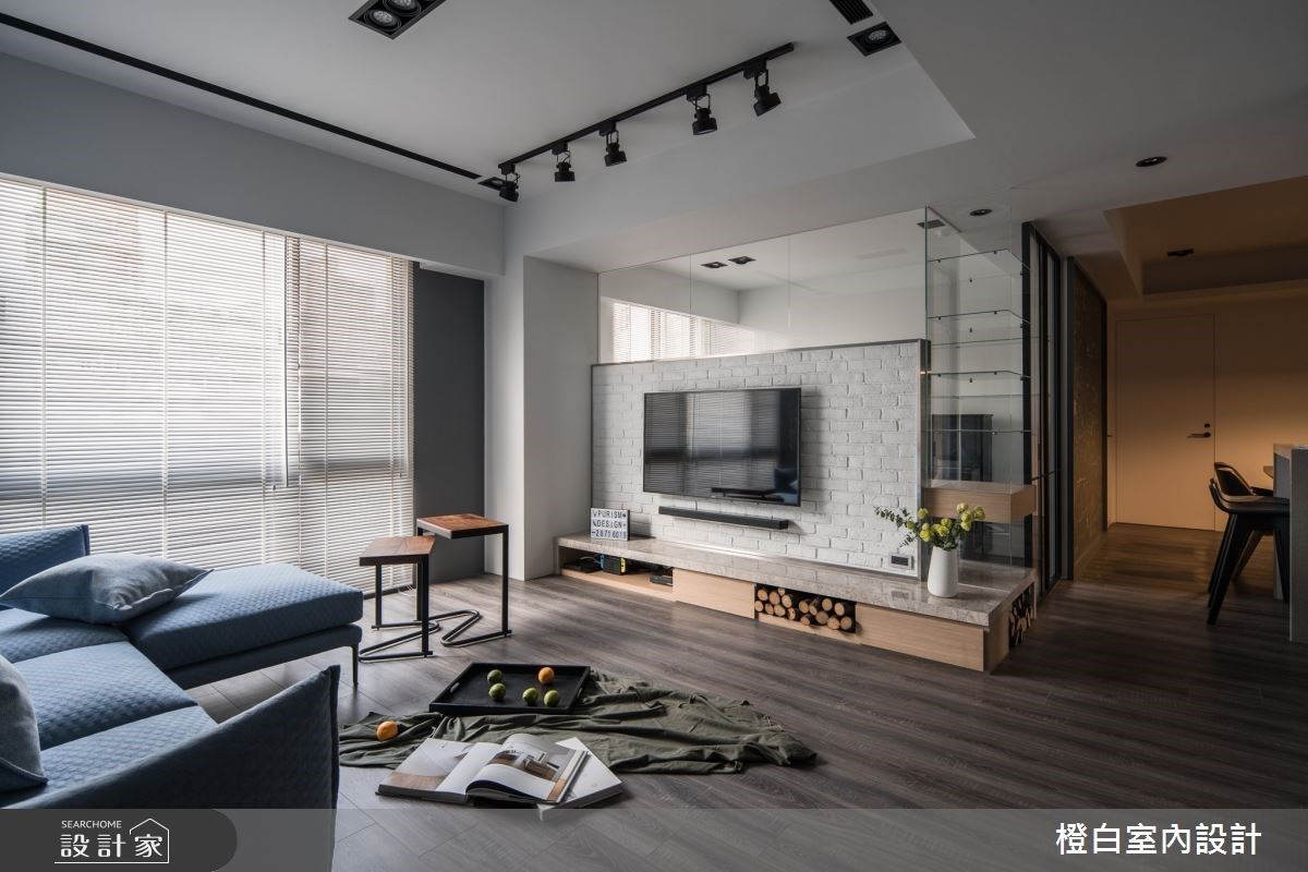 玻璃與光影的空間趣味！中古屋變身混搭風透明系美宅