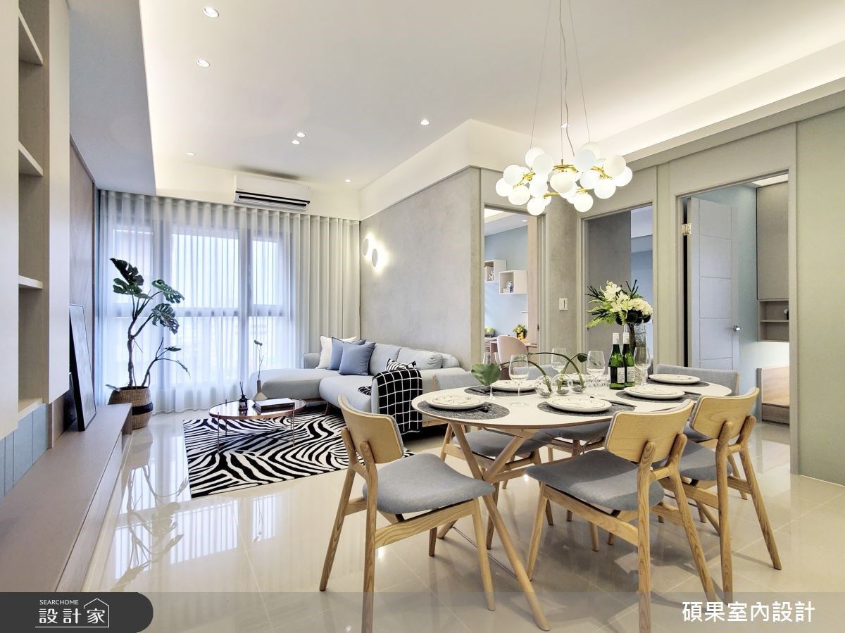 給點顏色瞧瞧吧！簡約中的不平凡幸福  一家五口都能享受到