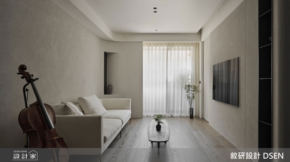18坪現代風新成屋，暖白與木質交織的靜謐質感宅