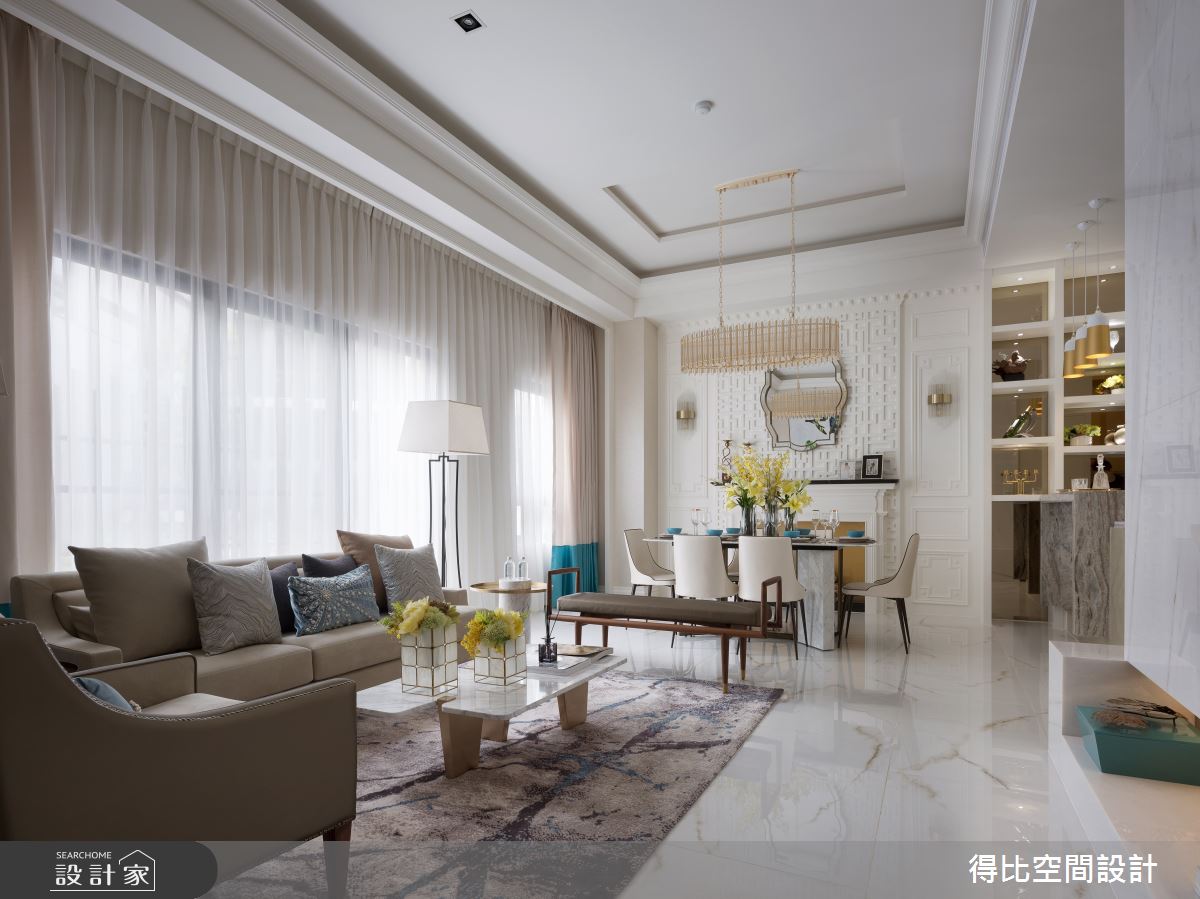 藝術與生活的交匯點：輕柔典雅的85坪新古典豪邸，實現家的溫度與質感！