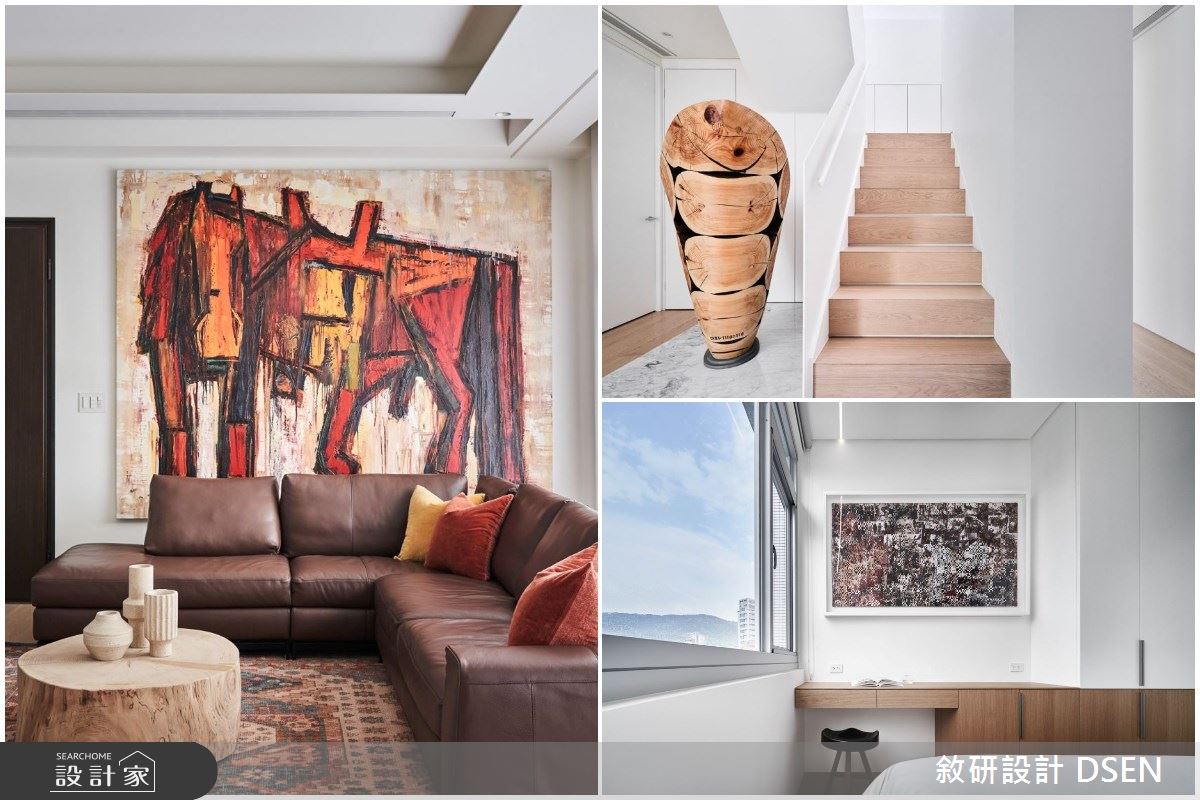 超越格局藩籬！客製化豪宅設計讓藝術走進生活，親子居家變身現代美術館！