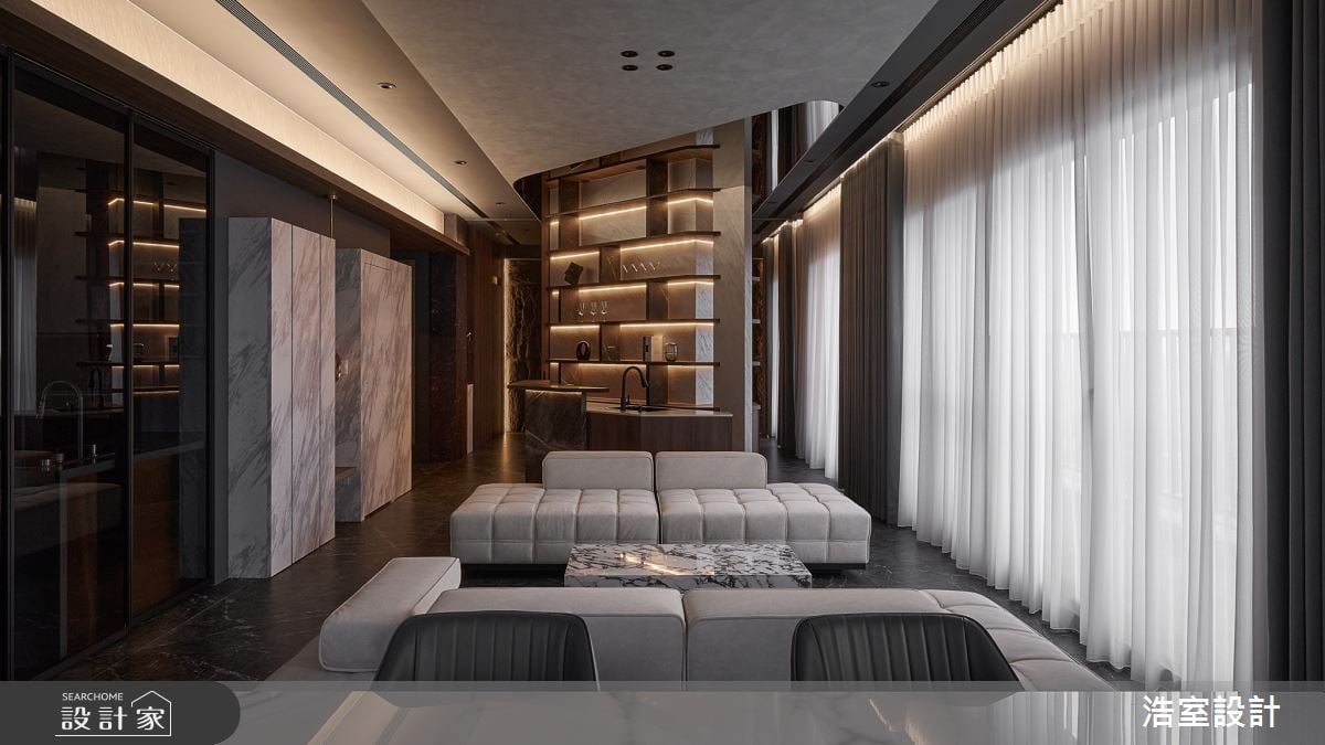 【TV】35 坪頂樓景觀宅 豪華酒櫃開啟大器居家招待所