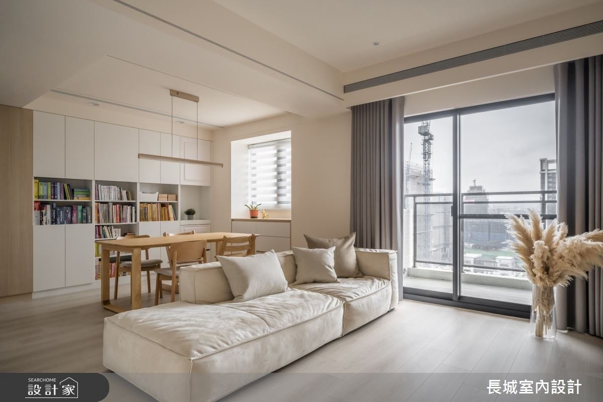 溫柔奶油色 X 海量收納！以現代風親子宅，放大一家 4 口的幸福時光！