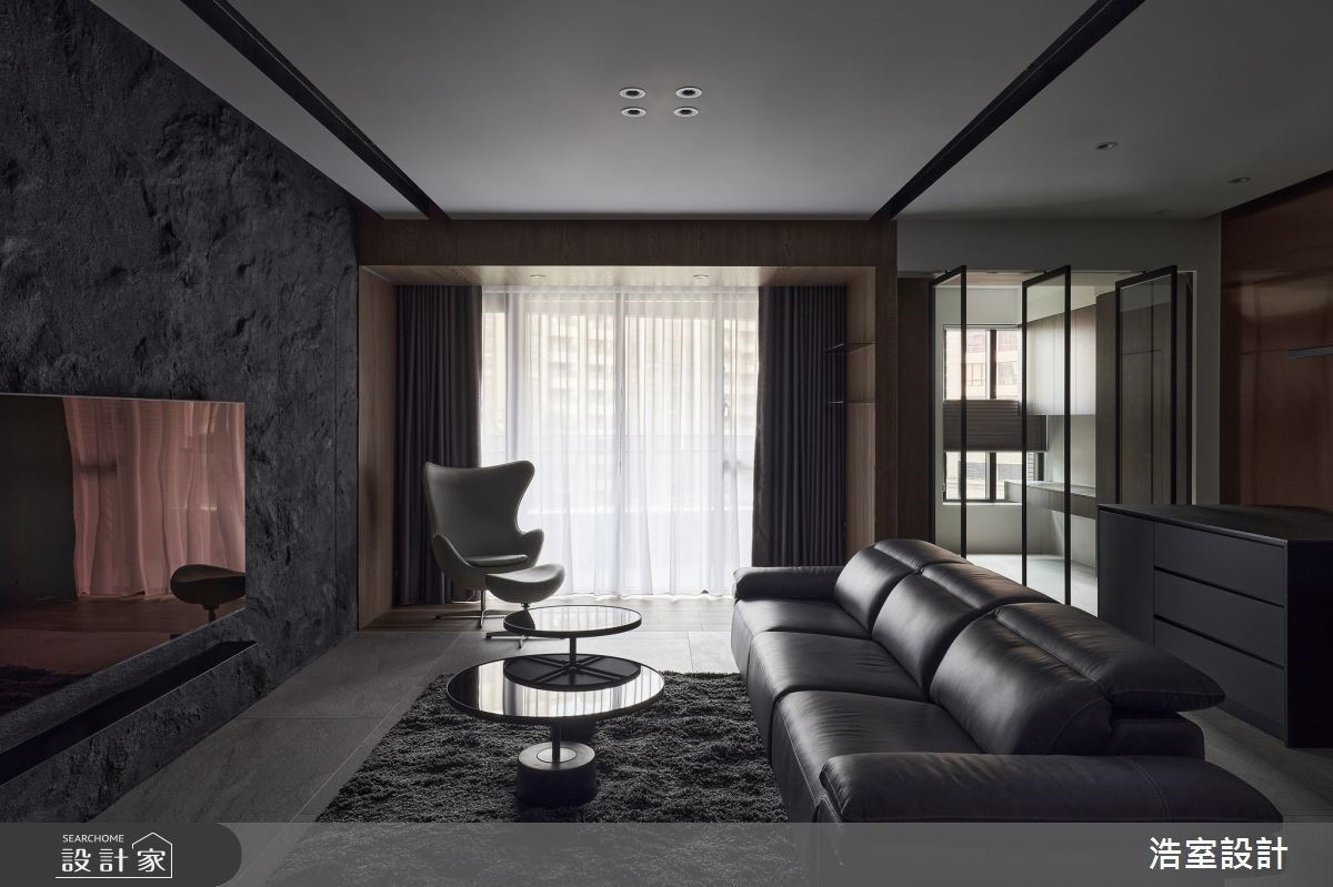 自然質地X開放通透隔間，回歸生活本質的現代風私宅