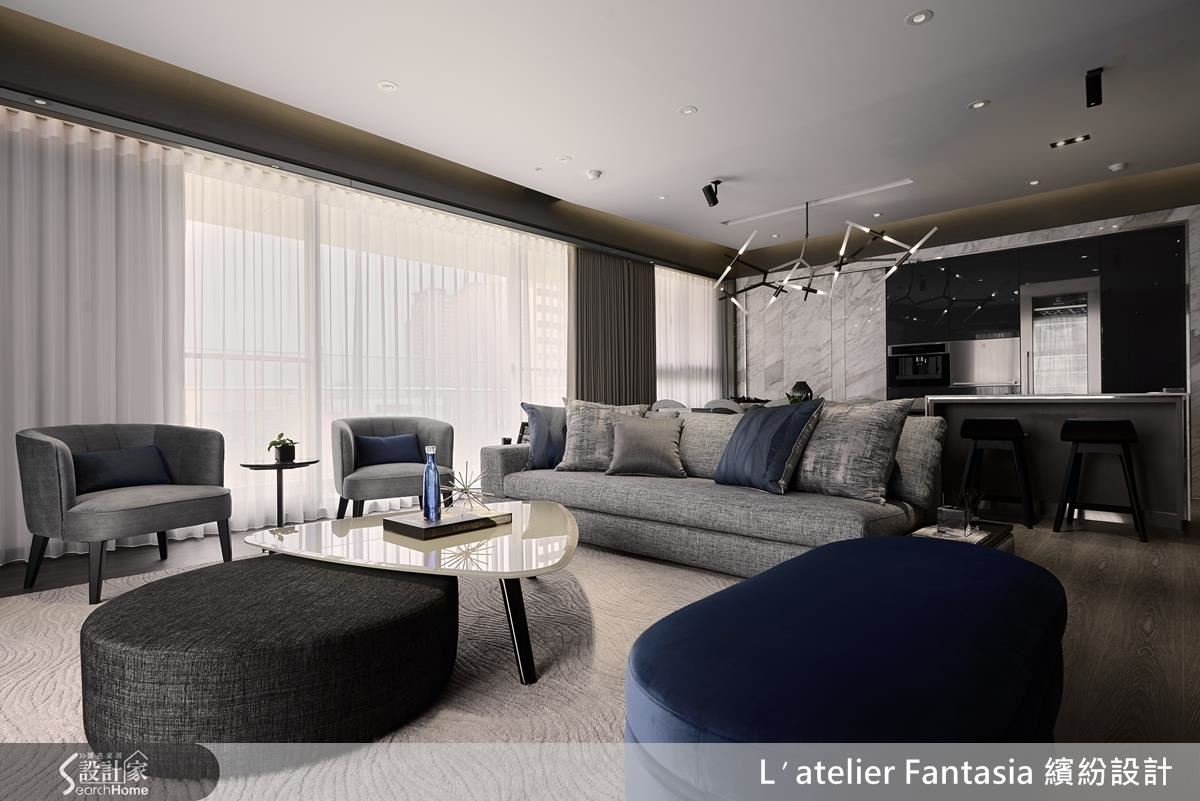 現代風格 優雅質居 在藍調之中譜寫美麗生活