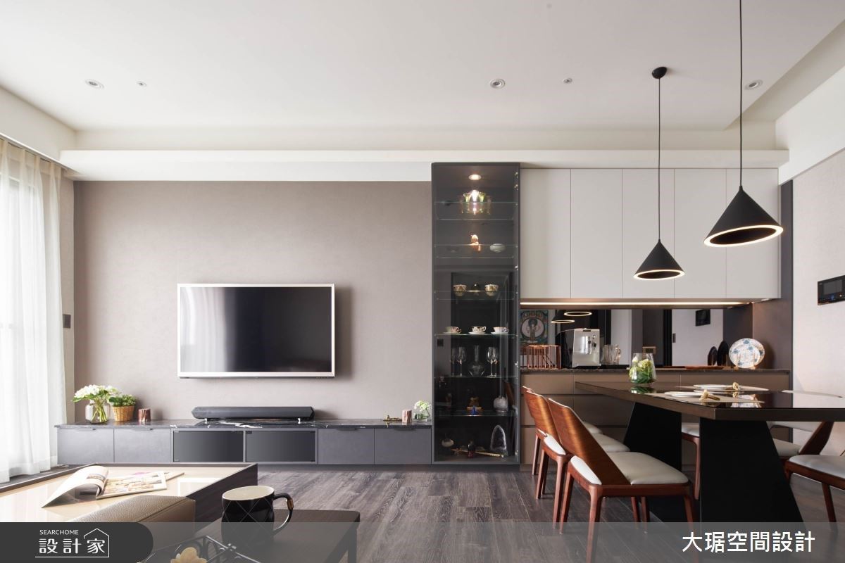 開放大空間X風格展示收納櫃 創造滿滿機能且充滿人文現代風私宅