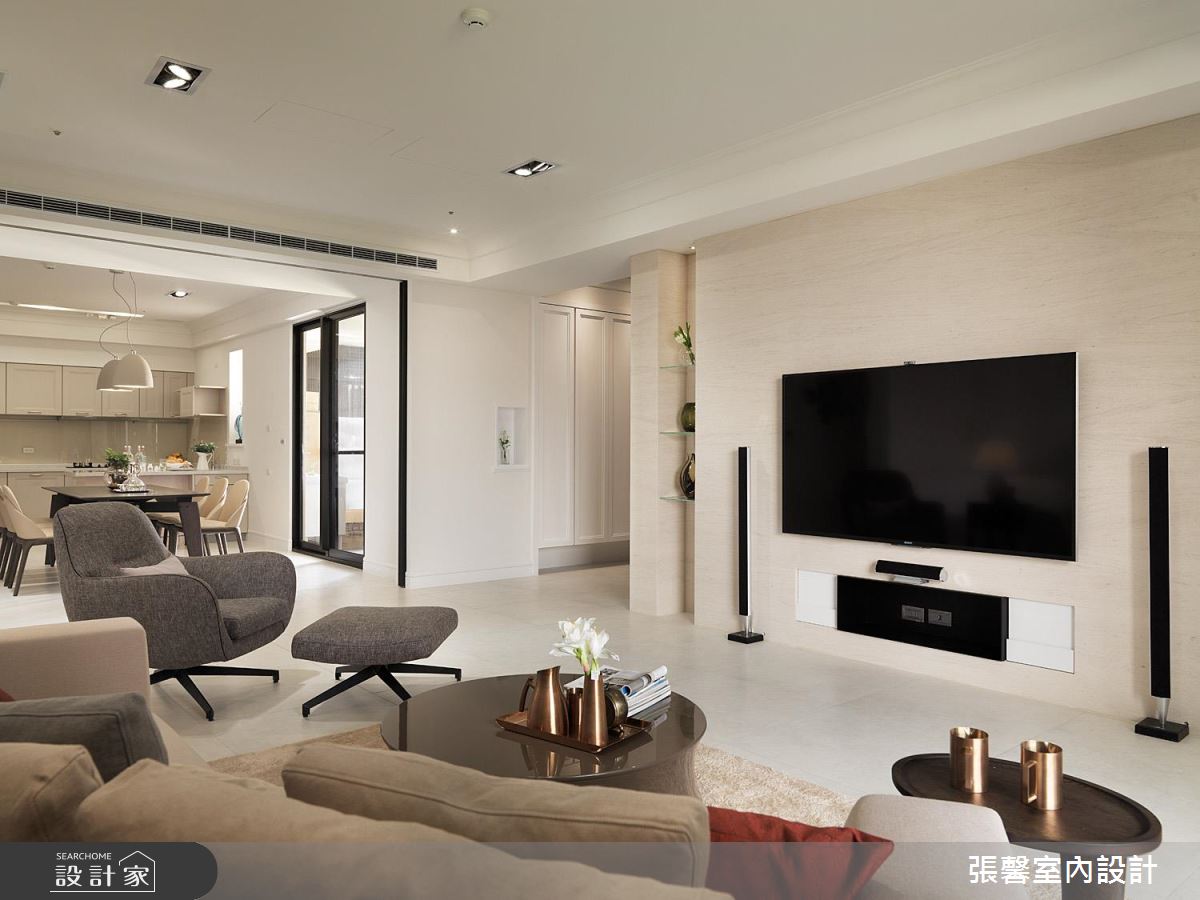 暖調質感美式宅與開放式美廚 打造女人對家的夢想