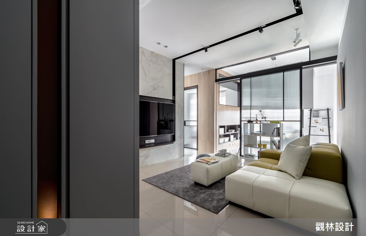 獨享生活、複合機能！20坪的好採光現代風空間