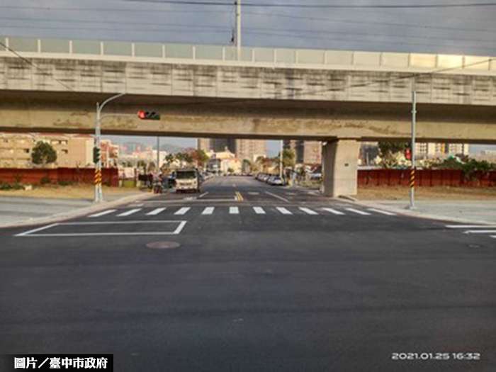 台中南興北一路通車 活絡北屯