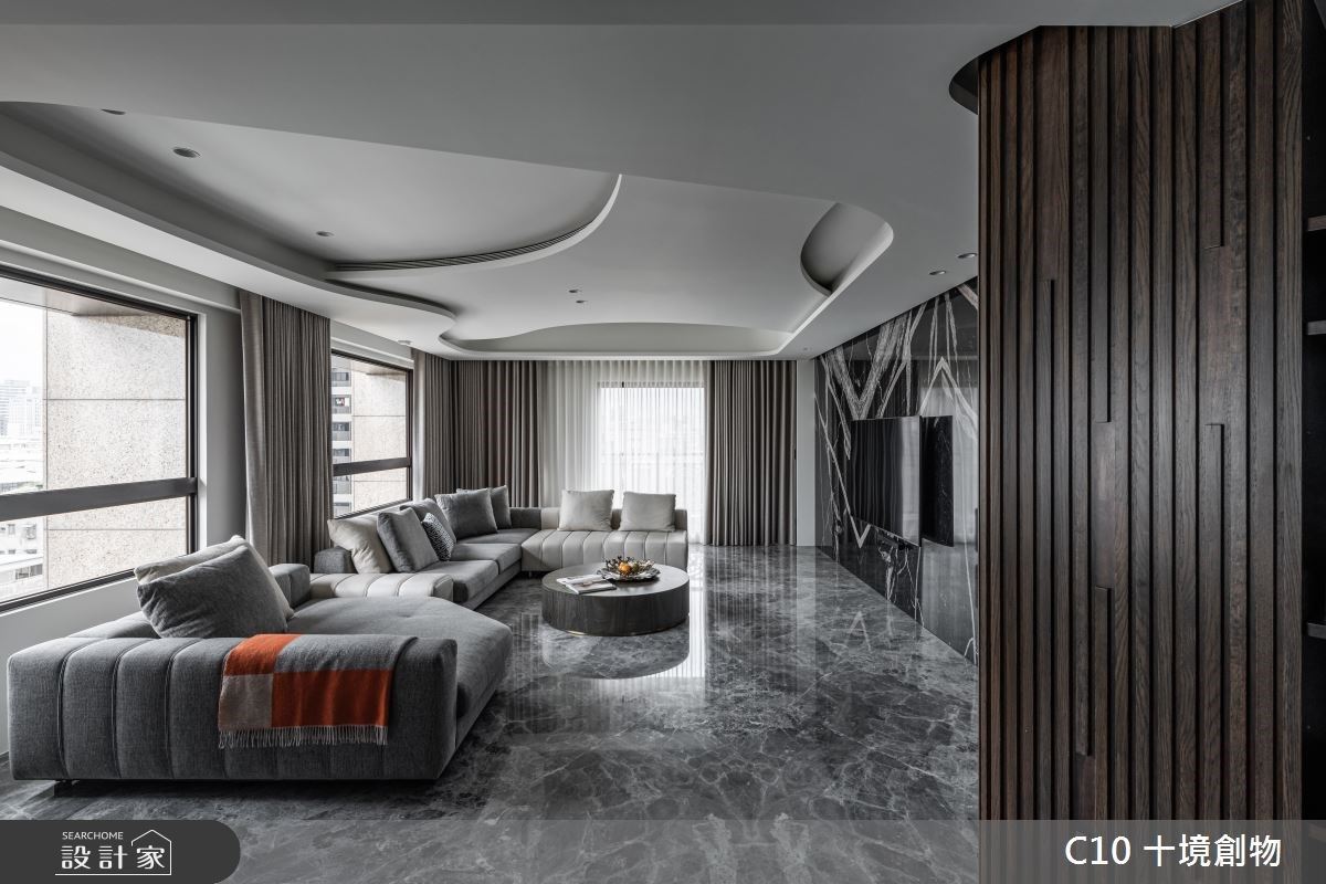 磅礴大理石美學饗宴，襯托豪宅裡的氣派生活！