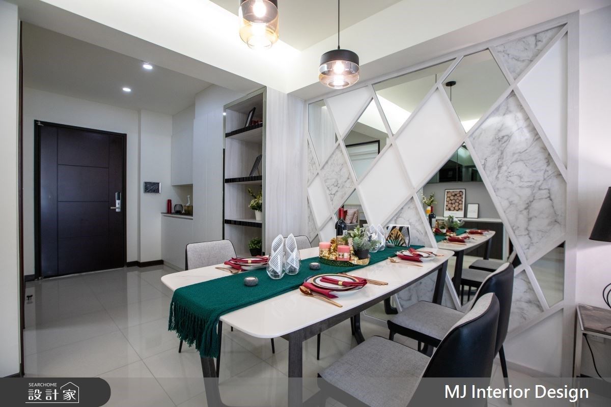 低預算X高質感！善用幾何分割術，迎接優雅而流暢的28坪現代風時尚宅