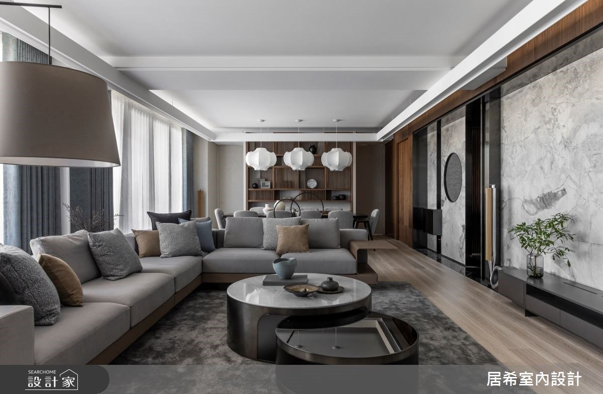 木質與石材交織出家的寧靜美！在百坪侘寂禪風宅邸尋得久違的平靜