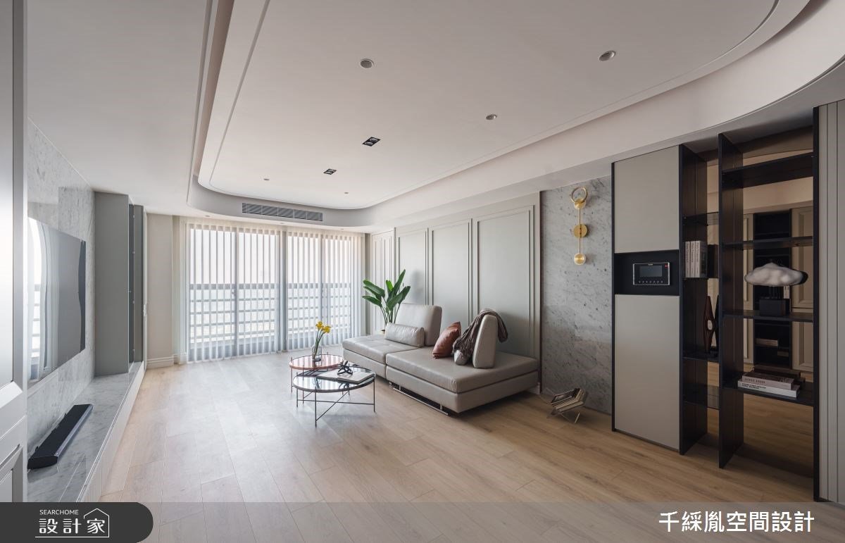 獨立玄關、玻璃書房一次擁有！以簡約色調，揭開百看不膩的優雅美式風