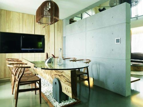 最潮的材質混搭 最自然的素材，凝聚家人情感的質樸韻味空間