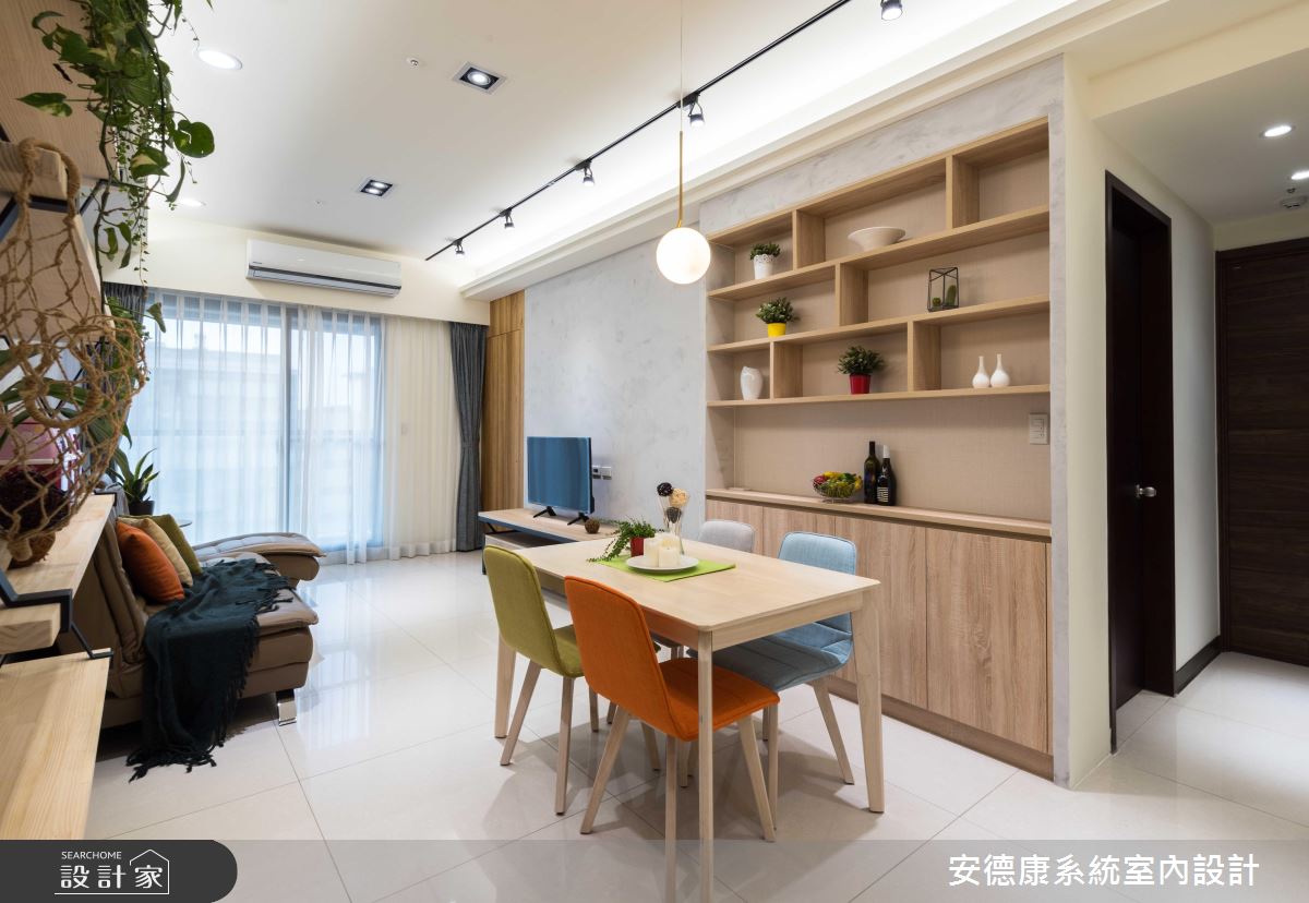 18 坪的清爽四口宅，暗藏活潑孩子的遊戲天堂