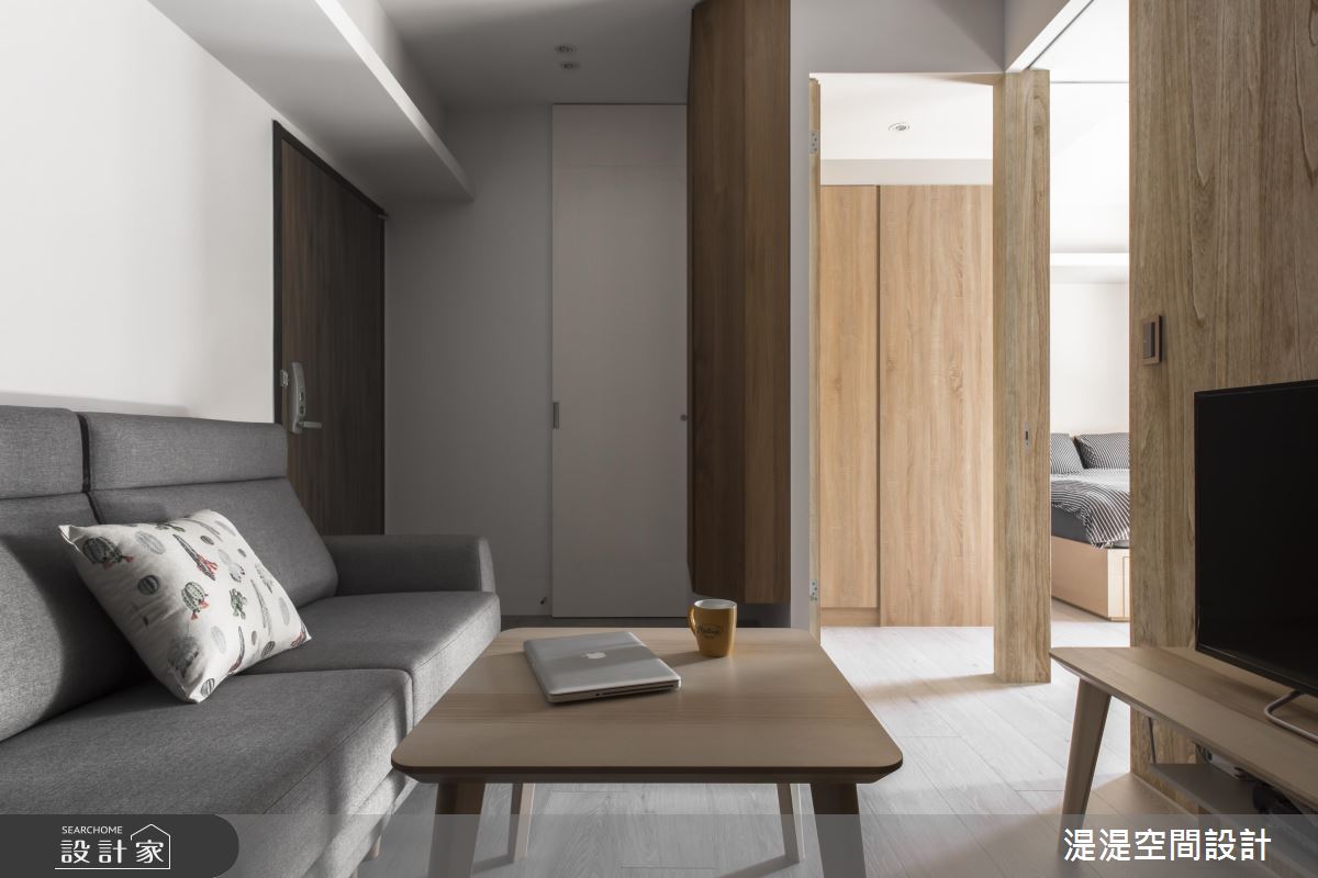神乎其技！ 15 坪、 7 扇門、6 個獨立空間、收納爆量