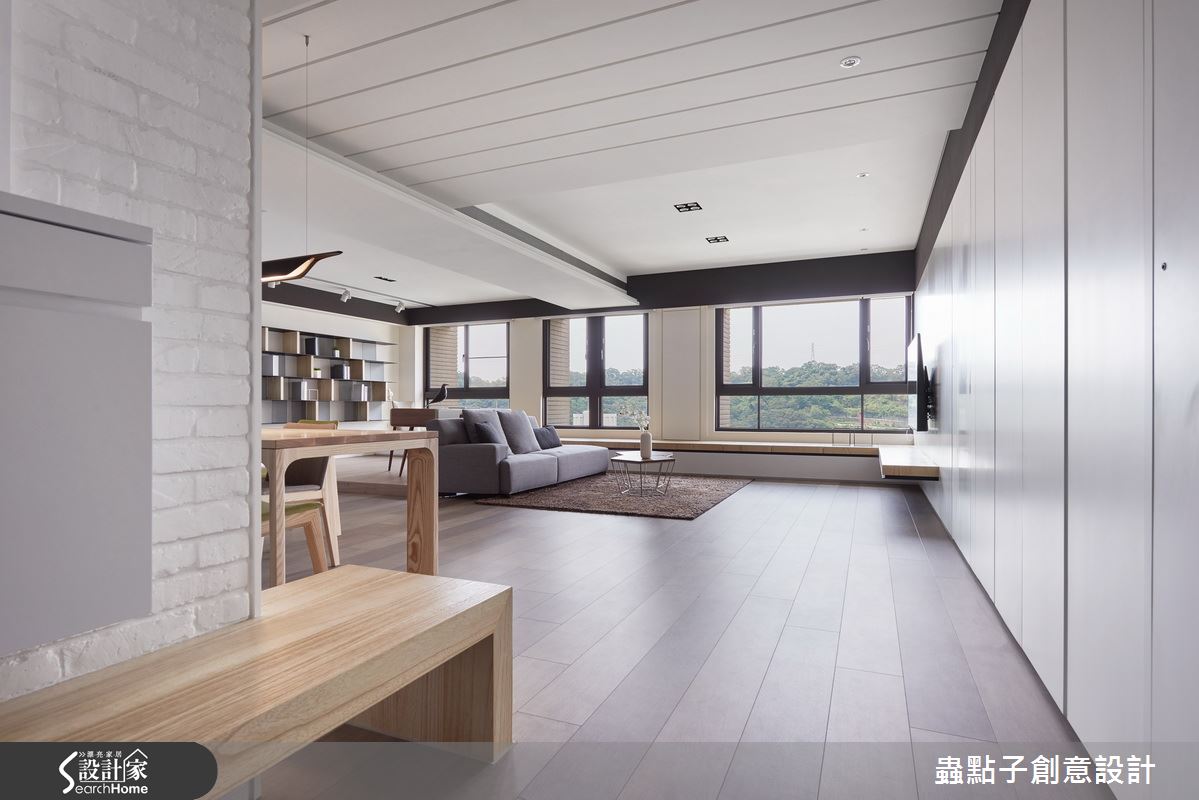 透明系自然居家 水泥叢林裡的 40 坪純白小天地