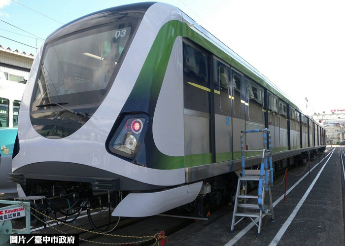 台中捷運電聯車　106年底全數交車