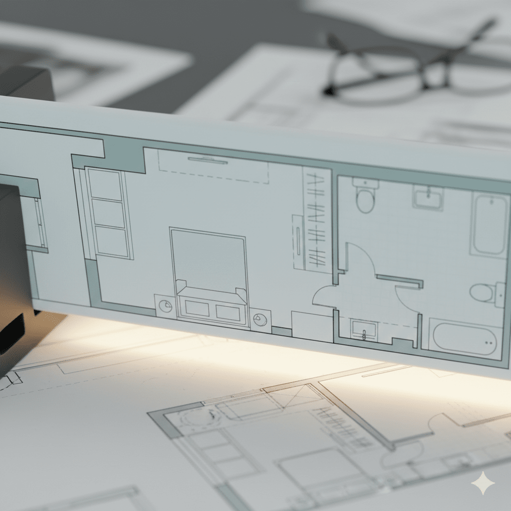 預售屋排雷實戰：從平面圖看穿採光、格局與機電缺陷，避開公設比過高的虛坪房！