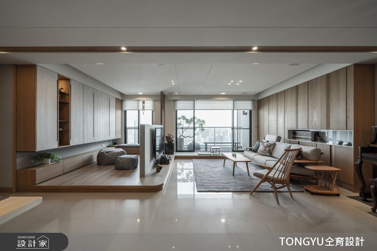 木質元素、滿足收納、攬盡窗景，創作療癒身心日式禪風