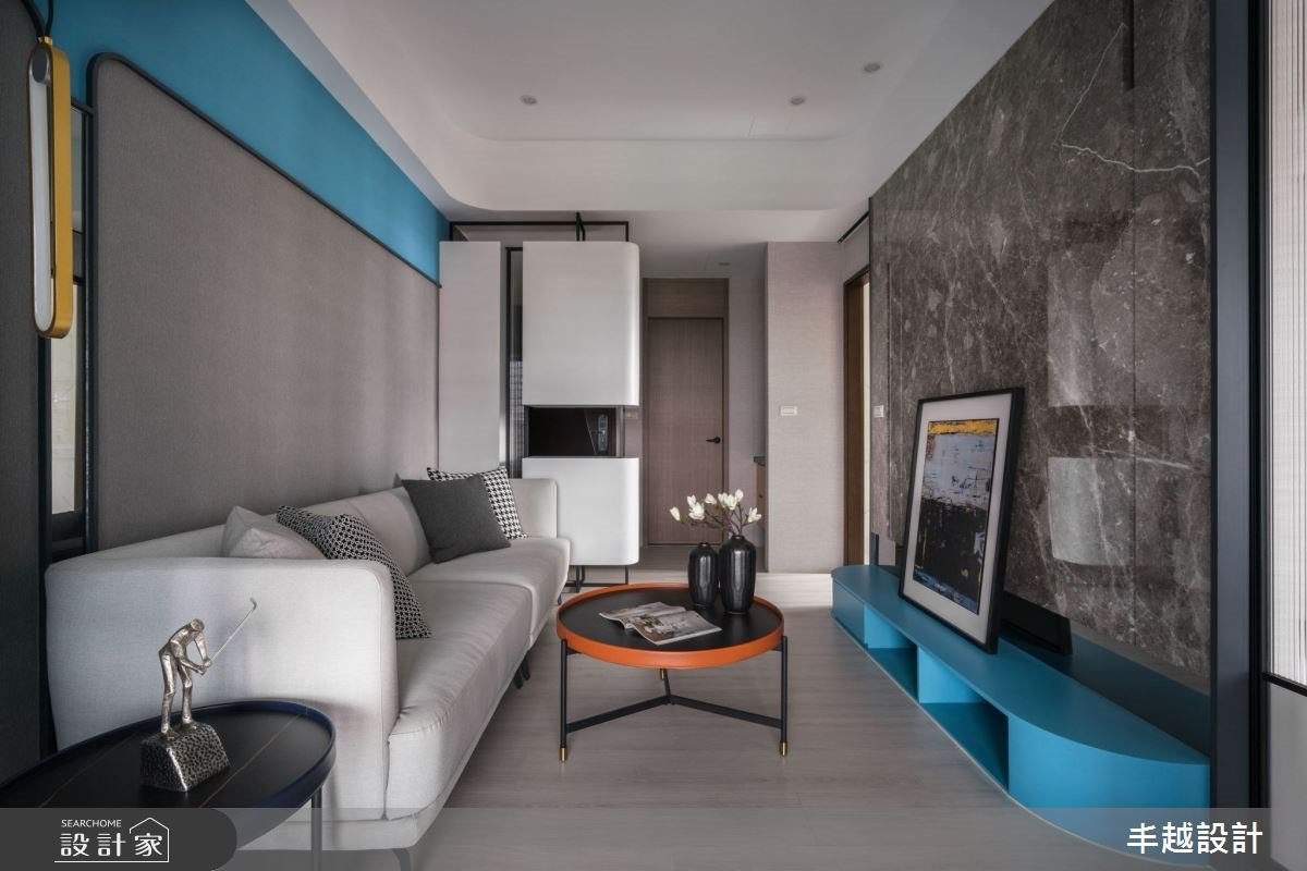 不被侷限的12坪小豪宅！注入質感現代風，用天藍跳出意想不到的優雅面容