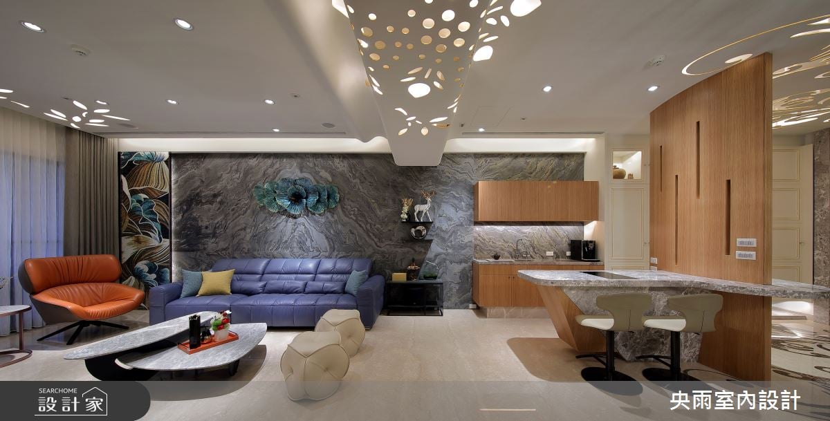 鏤空天花藝術幻化新潮歐式設計，獨立套房讓現代生活更張弛有度